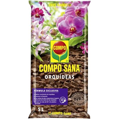 Compo Sana orchidea substrát - Minden típushoz - 5L Compo Sana orchidea substrát - Minden típushoz - 5L