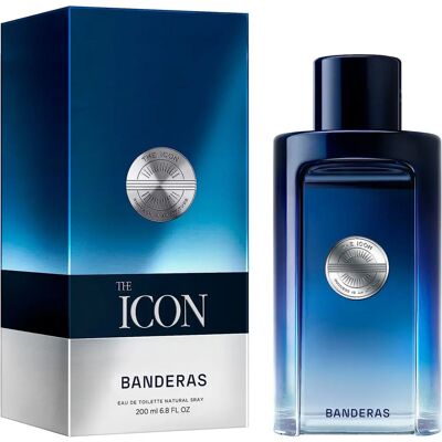 Antonio Banderas The Icon Eau de Toilette - De longa duração - Masculino, Elegante Antonio Banderas The Icon Eau de Toilette - De longa duração - Masculino, Elegante