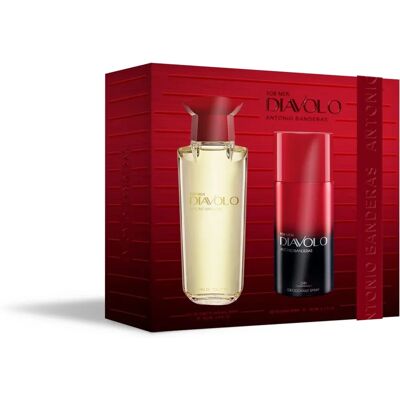 Antonio Banderas Diavolo - Geschenkset mit EDT 100ml & Deodorant 150ml Antonio Banderas Diavolo - Geschenkset mit EDT 100ml & Deodorant 150ml