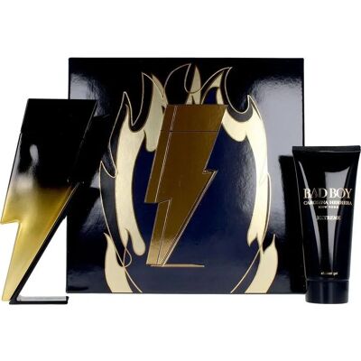 Carolina Herrera Bad Boy Extreme - Unisex-tuoksusetti - 100ml EDP + Matkakoko Carolina Herrera Bad Boy Extreme - Unisex-tuoksusetti - 100ml EDP + Matkakoko