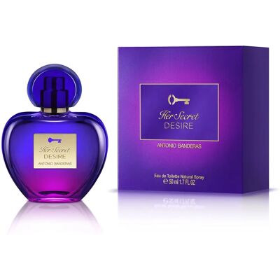 Antonio Banderas Her Secret Desire Eau de Toilette - Parfum voor vrouwen Antonio Banderas Her Secret Desire Eau de Toilette - Parfum voor vrouwen