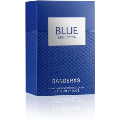 Água de Colônia Blue Seduction de Antonio Banderas 50ml - Perfume para Homens Água de Colônia Blue Seduction de Antonio Banderas 50ml - Perfume para Homens