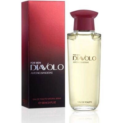 Antonio Banderas Diavolo Eau De Toilette 3.4oz - Parfum pour hommes - Publicité Antonio Banderas Diavolo Eau De Toilette 3.4oz - Parfum pour hommes - Publicité