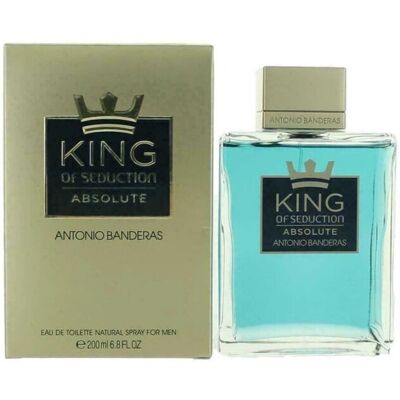 Antonio Banderas King of Seduction Absolute Eau De Toilette - Zielony - 200ml Antonio Banderas King of Seduction Absolute Eau De Toilette - Zielony - 200ml