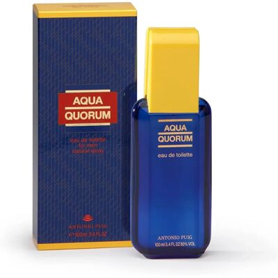 Antonio Puig Aqua Quorum Eau de Toilette - Homme 100ml - Publicité Antonio Puig Aqua Quorum Eau de Toilette - Homme 100ml - Publicité
