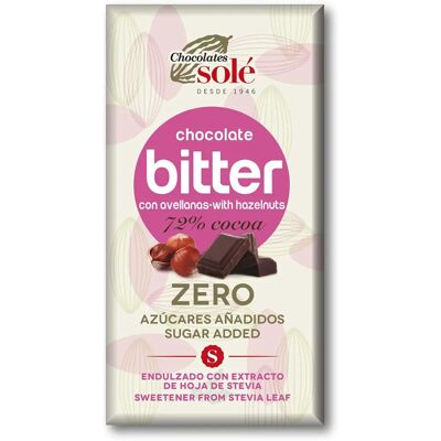Chocolates Sole 72% Avellana Stevia - Chocolate Chocolates Sole 72% Avellana Stevia - Chocolate
