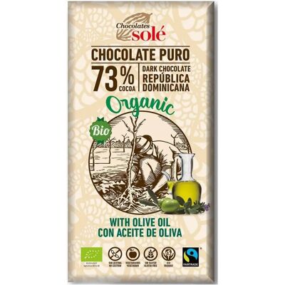 Chocolates Sole Chocolate negro 73% com azeite de oliva Chocolates Sole Chocolate negro 73% com azeite de oliva