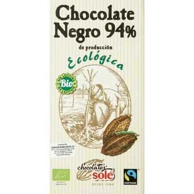 Chocolates Sole Chocolate Amargo - 94% Cacau - 100g Chocolates Sole Chocolate Amargo - 94% Cacau - 100g
