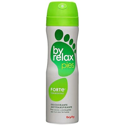Spray déodorant pour pieds Byrelax Byly Forte - Antitranspirant - Publicité Spray déodorant pour pieds Byrelax Byly Forte - Antitranspirant - Publicité