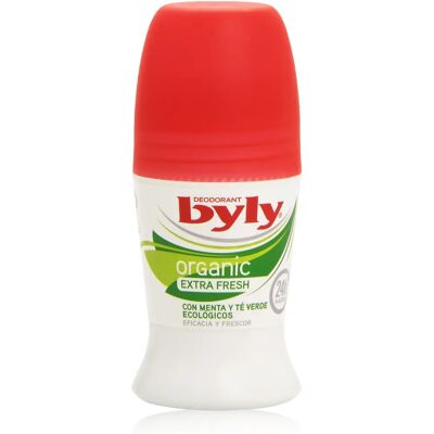 Déodorant BYLY Organique Extra Fresh Roll-On - Déodorant Roll-On - Publicité Déodorant BYLY Organique Extra Fresh Roll-On - Déodorant Roll-On - Publicité