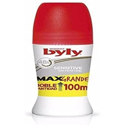 Byly Max Sensitive Déodorant Roll-on 100ml - Publicité Byly Max Sensitive Déodorant Roll-on 100ml - Publicité