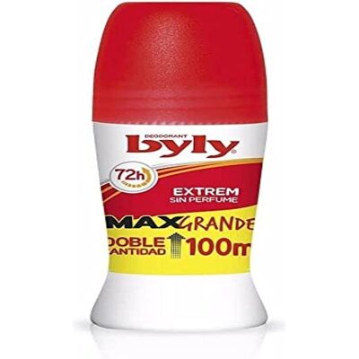 Déodorant Roll-On Byly Extrem Max 100ml - Publicité Déodorant Roll-On Byly Extrem Max 100ml - Publicité