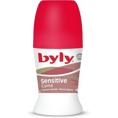 Byly Sensitive Calm Déodorant Roll-On - Unisexe - Publicité Byly Sensitive Calm Déodorant Roll-On - Unisexe - Publicité
