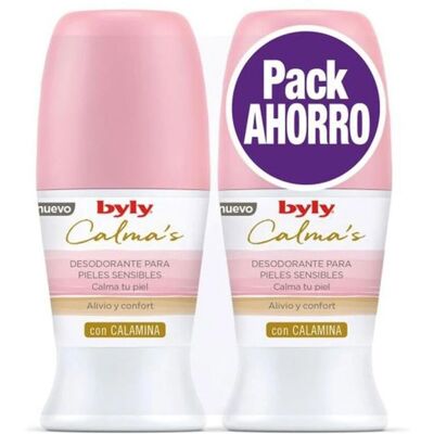 Byly Sensitive Calm Deo Roll-on - Unisex 2x50ml - Déodorant - Publicité Byly Sensitive Calm Deo Roll-on - Unisex 2x50ml - Déodorant - Publicité