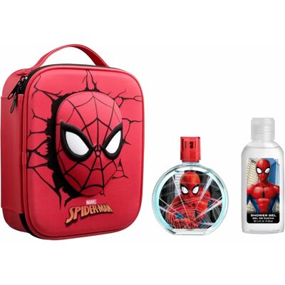 Set di fragranze Marvel Spiderman - 3 pezzi Eau de Toilette, Gel doccia, Pochette Set di fragranze Marvel Spiderman - 3 pezzi Eau de Toilette, Gel doccia, Pochette