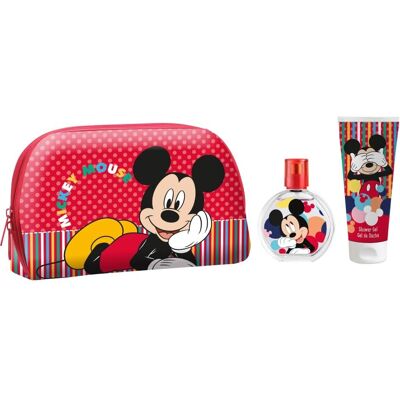 Disney Mickey Eau De Toilette Spray 50ml Set 3 pièces - Ensemble de toilette Disney Mickey Eau De Toilette Spray 50ml Set 3 pièces - Ensemble de toilette