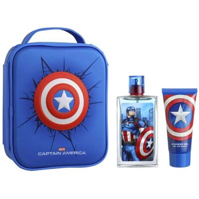 Set di Profumi Captain America - 2-3 Pezzi Eau de Toilette per Bambini Set di Profumi Captain America - 2-3 Pezzi Eau de Toilette per Bambini