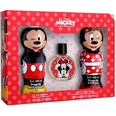 Conjunto de Gel de Banho e Xampu 2-em-1 Mickey e Minnie Disney 50ml Conjunto de Gel de Banho e Xampu 2-em-1 Mickey e Minnie Disney 50ml