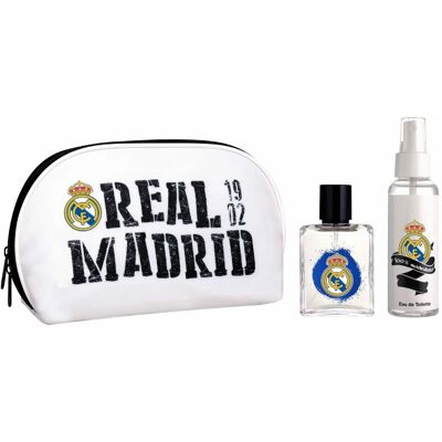 Real Madrid Eau De Toilette Spray 50ml Sada 3 Kusy - Parfém pro Fanoušky Real Madrid Eau De Toilette Spray 50ml Sada 3 Kusy - Parfém pro Fanoušky