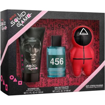 Conjunto de Eau de Toilette Squid Game do Netflix - 3 Peças Conjunto de Eau de Toilette Squid Game do Netflix - 3 Peças