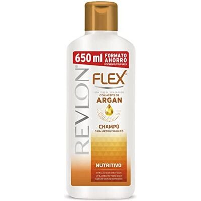 Revlon Marca Flex Keratin Shampoo Nutriente all'Olio di Argan - Capelli Secchi - 650ml Revlon Marca Flex Keratin Shampoo Nutriente all'Olio di Argan - Capelli Secchi - 650ml