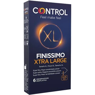 Control Latex XL Ultra Dünner Kondom - Empfindlichkeit & Komfort Control Latex XL Ultra Dünner Kondom - Empfindlichkeit & Komfort