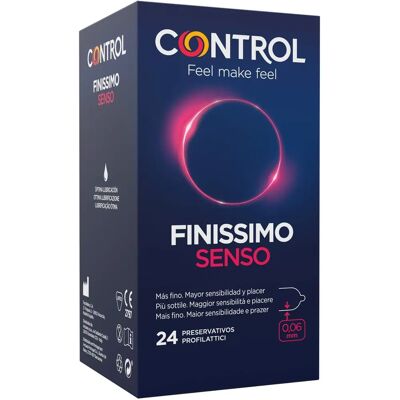 Control Senso Preservative - Thin, Natural Latex, Sensitive - Condom Control Senso Preservative - Thin, Natural Latex, Sensitive - Condom