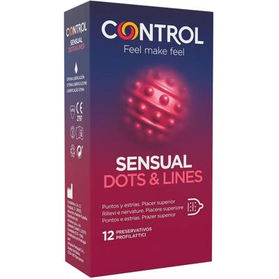 Control Sensual Dots & Lines - Kondomy pro intenzivní pocity Control Sensual Dots & Lines - Kondomy pro intenzivní pocity