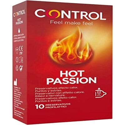 Prezerwatywy Control Hot Passion z Efektem Rozgrzewającym - 10 szt. Prezerwatywy Control Hot Passion z Efektem Rozgrzewającym - 10 szt.