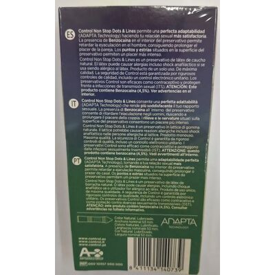 Pikdare Spa Control Non Stop Dots&Lines - Preservativi Pikdare Spa Control Non Stop Dots&Lines - Preservativi