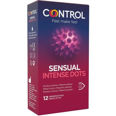Preservativi Control Latex Punti Intensi - 12 pezzi Preservativi Control Latex Punti Intensi - 12 pezzi