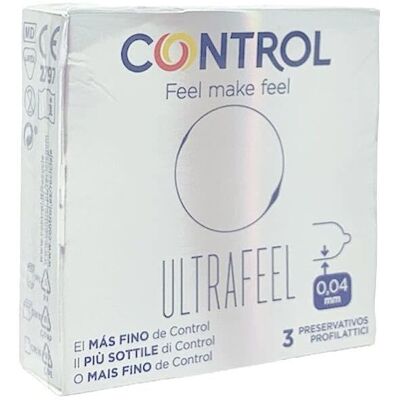 Pikdare Spa Control Ultrafeel - Preservativi Sottile e Sensibile - 3 pezzi Pikdare Spa Control Ultrafeel - Preservativi Sottile e Sensibile - 3 pezzi