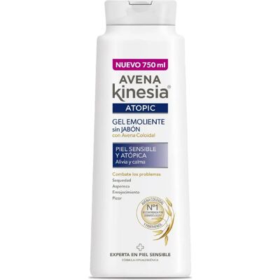 Gel Émollient Sans Savon Avena Kinesia Atopique - Gel Douche - Publicité Gel Émollient Sans Savon Avena Kinesia Atopique - Gel Douche - Publicité