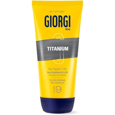 Giorgi Line Gel Fixateur Titanium - Gel de Coiffure - 170ml Giorgi Line Gel Fixateur Titanium - Gel de Coiffure - 170ml