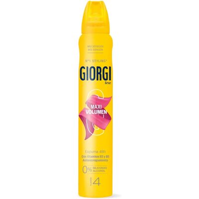 Giorgi Line Maxi-Volume Espuma Fixadora - Styling Mousse Giorgi Line Maxi-Volume Espuma Fixadora - Styling Mousse