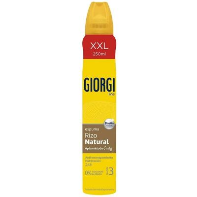 Mousse Naturelle Giorgi Line pour Boucles - Fixatif Curly N3 250ml - Publicité Mousse Naturelle Giorgi Line pour Boucles - Fixatif Curly N3 250ml - Publicité