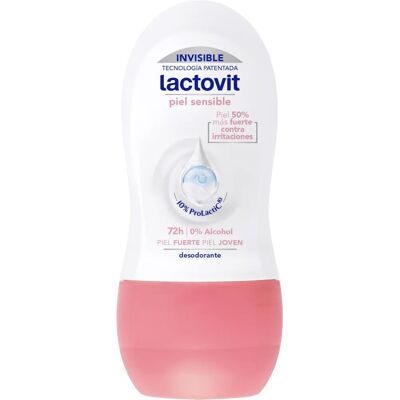 Lactovit Sensitive Déodorant Roll-On - Pour peaux sensibles - Publicité Lactovit Sensitive Déodorant Roll-On - Pour peaux sensibles - Publicité