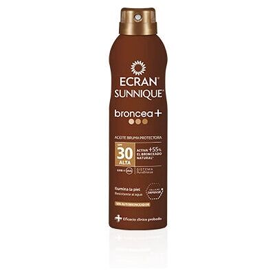 Ecran Sunnique Bronze+ SPF30 Unisex Öl Spray - Sonnenschutzöl Ecran Sunnique Bronze+ SPF30 Unisex Öl Spray - Sonnenschutzöl