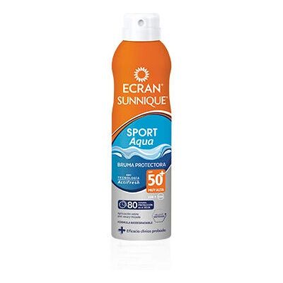 Ecran Sunnique Sport Aqua SPF50+ Zonnebrand Spray - Zonnetype Ecran Sunnique Sport Aqua SPF50+ Zonnebrand Spray - Zonnetype