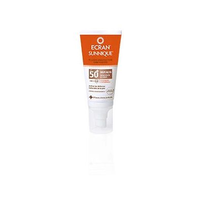 Ecran Sunnique SPF50+ Crème Solaire - Visage & Corps - Publicité Ecran Sunnique SPF50+ Crème Solaire - Visage & Corps - Publicité