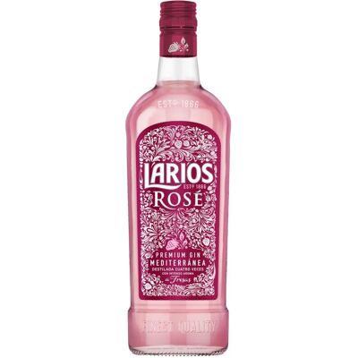 Larios Rosé Premium Gin Mediterránea - Zart rosa, 37,5% Vol., 0,7l Gin Larios Rosé Premium Gin Mediterránea - Zart rosa, 37,5% Vol., 0,7l Gin