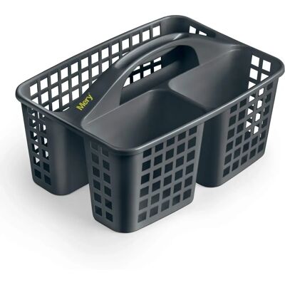 MERY Donkergrijze Opbergmand - Organizer voor Schoonmaakproducten MERY Donkergrijze Opbergmand - Organizer voor Schoonmaakproducten