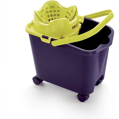 Rayen 14L Moppbucket - Automatischer Abfluss, Räder, Gelb Rayen 14L Moppbucket - Automatischer Abfluss, Räder, Gelb