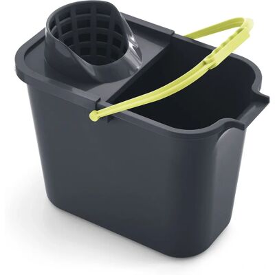 MERY 0111.32 Eimer - 12L, Grau, Ergonomischer Griff - Eimer MERY 0111.32 Eimer - 12L, Grau, Ergonomischer Griff - Eimer