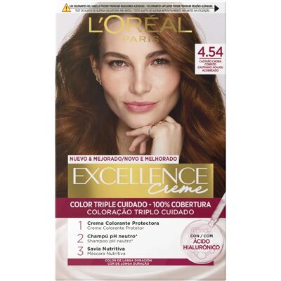 L'Oréal Permanente Haarverf Auburn Koper Kastanje Nr 9.0-8.0 - Haarverf L'Oréal Permanente Haarverf Auburn Koper Kastanje Nr 9.0-8.0 - Haarverf