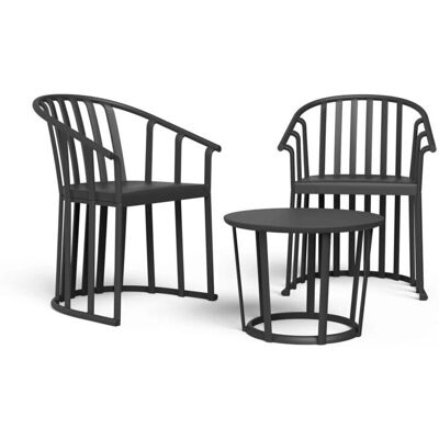 Conjunto de Muebles Resol Raff 2+1 - Negro Conjunto de Muebles Resol Raff 2+1 - Negro