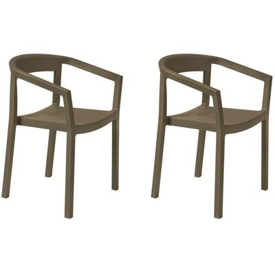 Resol Peach Juego 2 Sillas - Interior Exterior Ligero Resol Peach Juego 2 Sillas - Interior Exterior Ligero