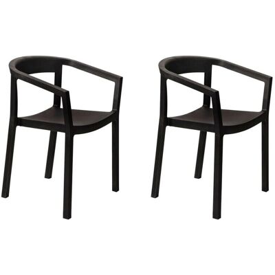 Resol Peach Ensemble de 2 Chaises - Intérieur Extérieur - Publicité Resol Peach Ensemble de 2 Chaises - Intérieur Extérieur - Publicité
