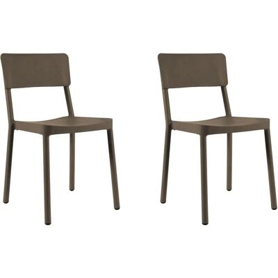 Ensemble de 2 Chaises de Jardin Lisboa - Moderne, Résistante aux UV - Publicité Ensemble de 2 Chaises de Jardin Lisboa - Moderne, Résistante aux UV - Publicité
