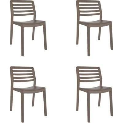 Chaise de Jardin Garbar Wind - Résistante aux UV, Empilable, Moderne - Publicité Chaise de Jardin Garbar Wind - Résistante aux UV, Empilable, Moderne - Publicité